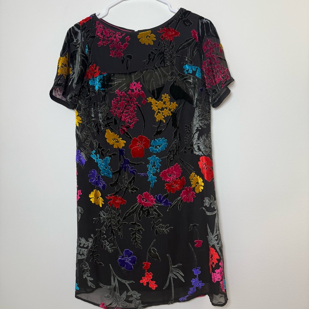 Anthropologie Burn-out Velvet Dress